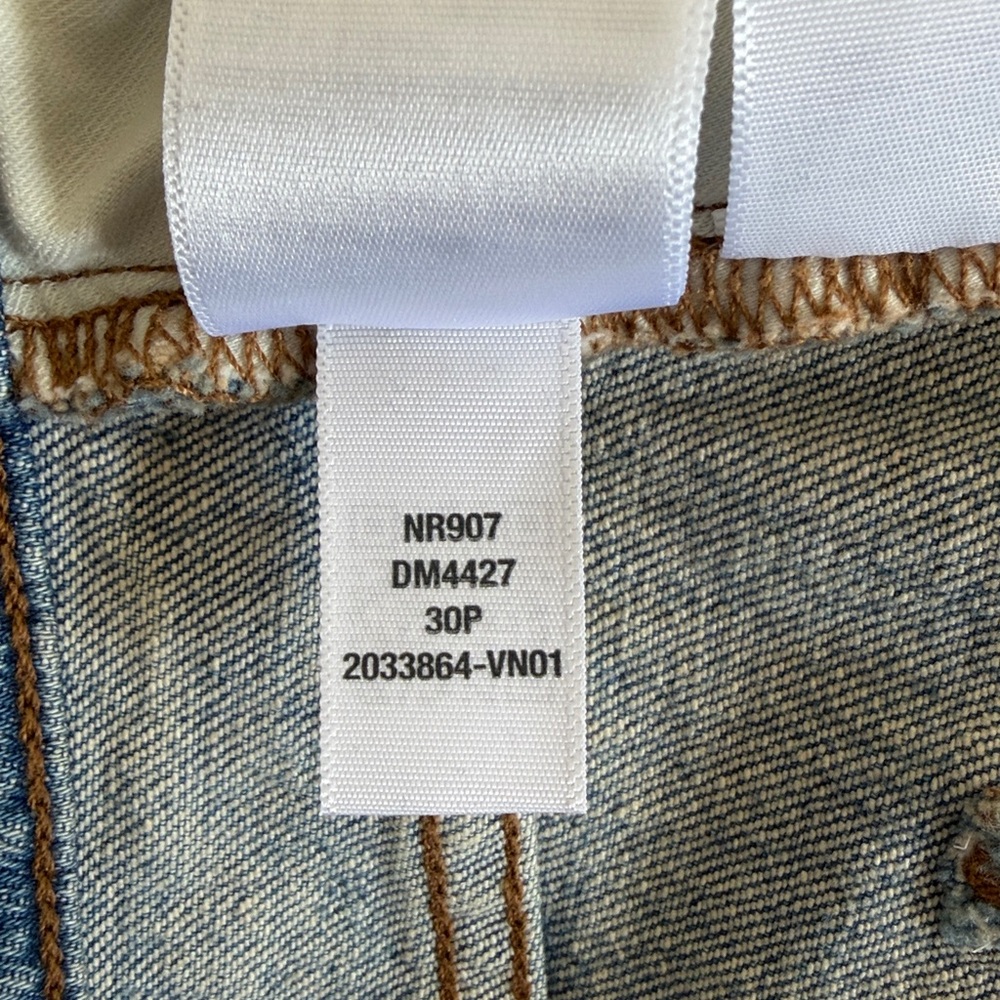 Madewell The Perfect Vintage Wide‎ Leg Jean Size 30P Blue Denim - Picture 11 of 13